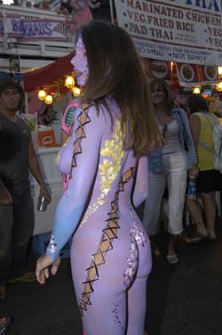 Body Painting 2004 photo - Duval Street, Key West